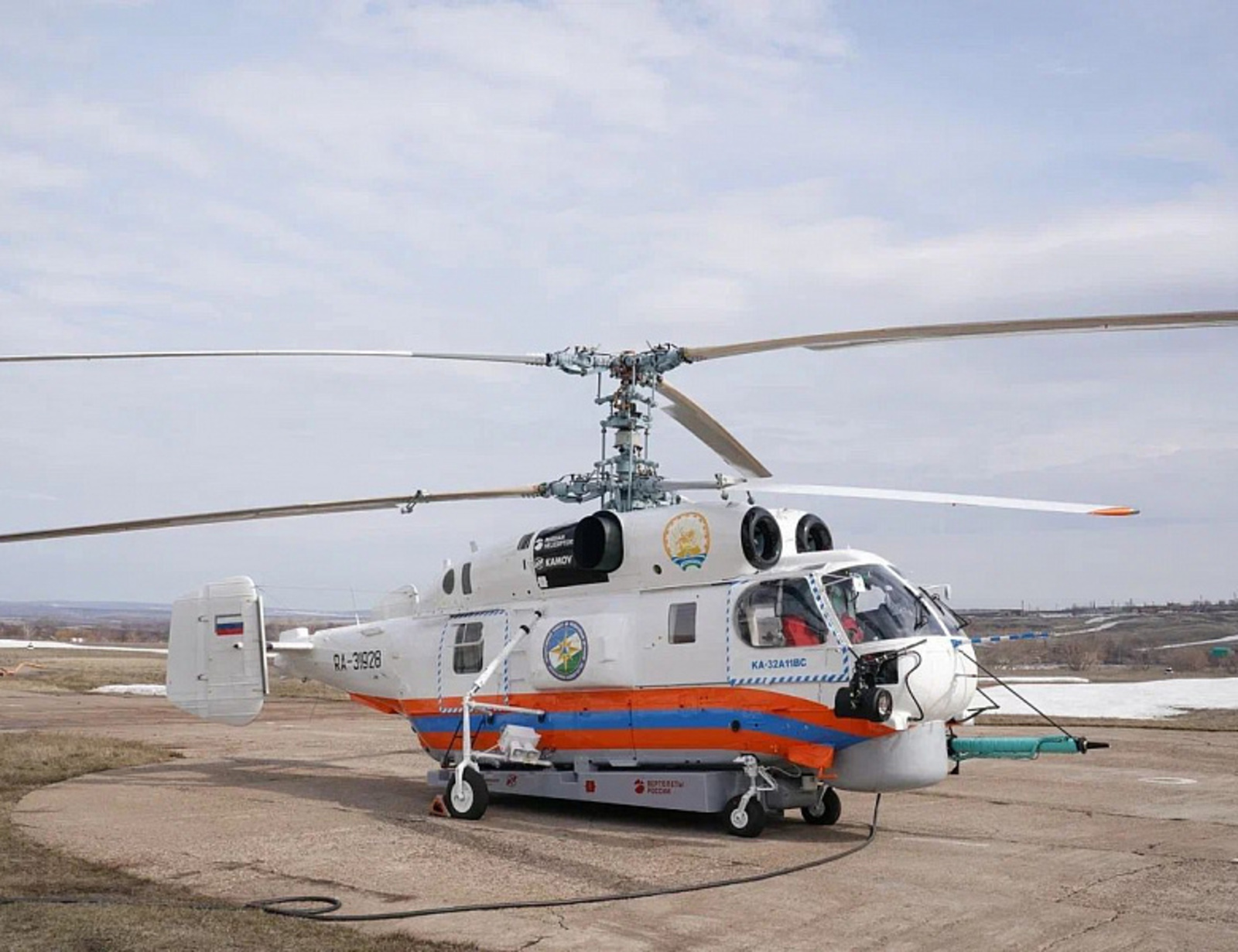 Башкирия получила новый пожарно-спасательный вертолёт Кa-32А11ВС