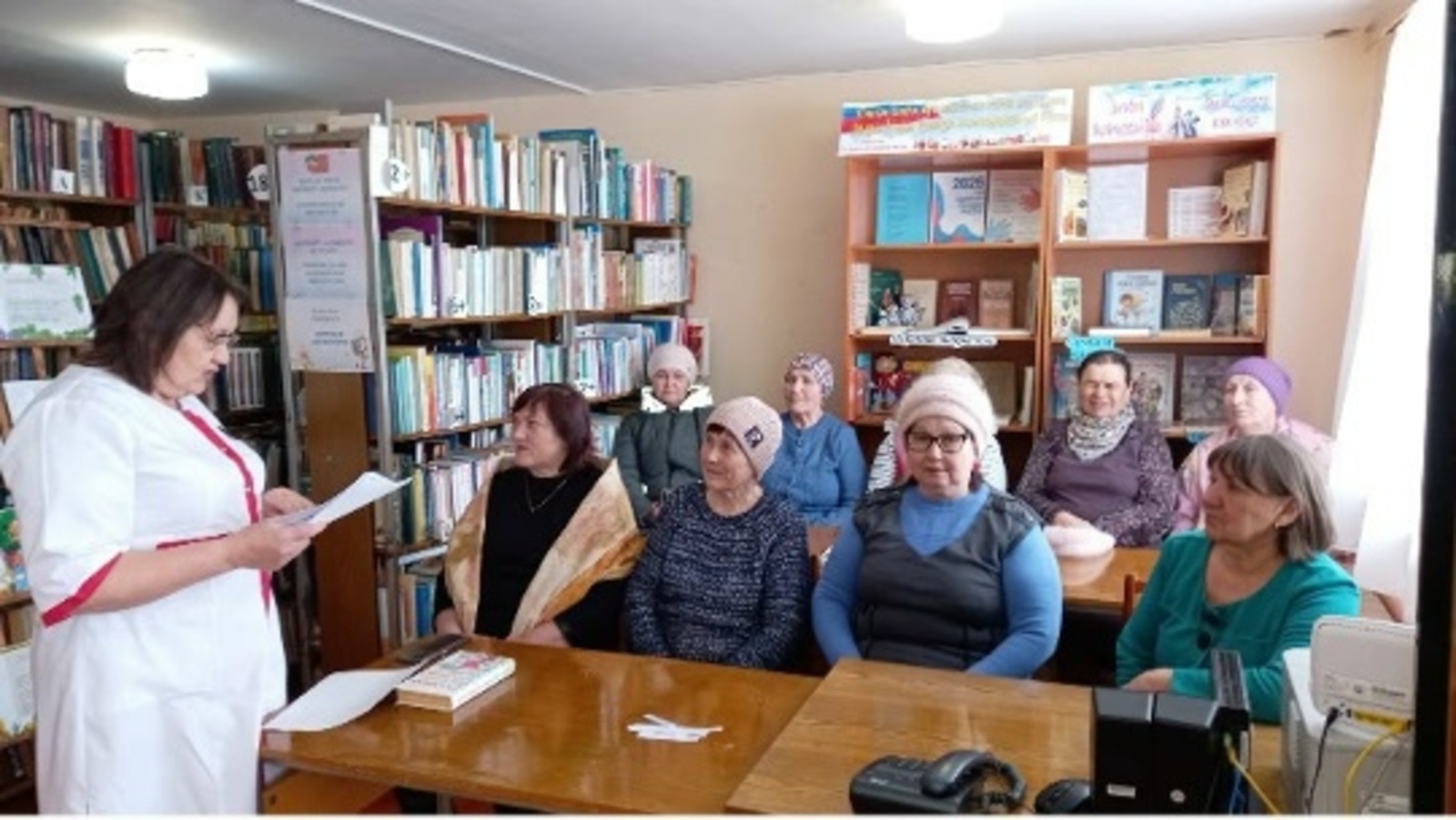 В Зириклинской библиотеке раскрыли секреты долголетия в гармонии с природой