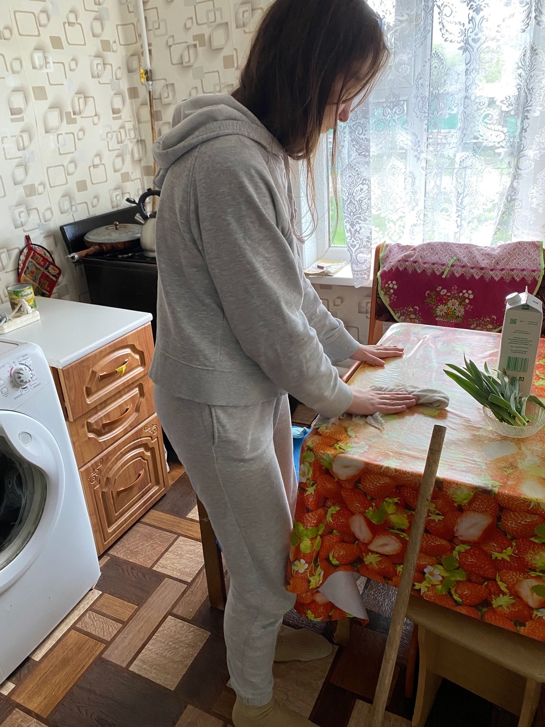 Учащиеся средней школы с. Кош-Елга  помогли ветерану