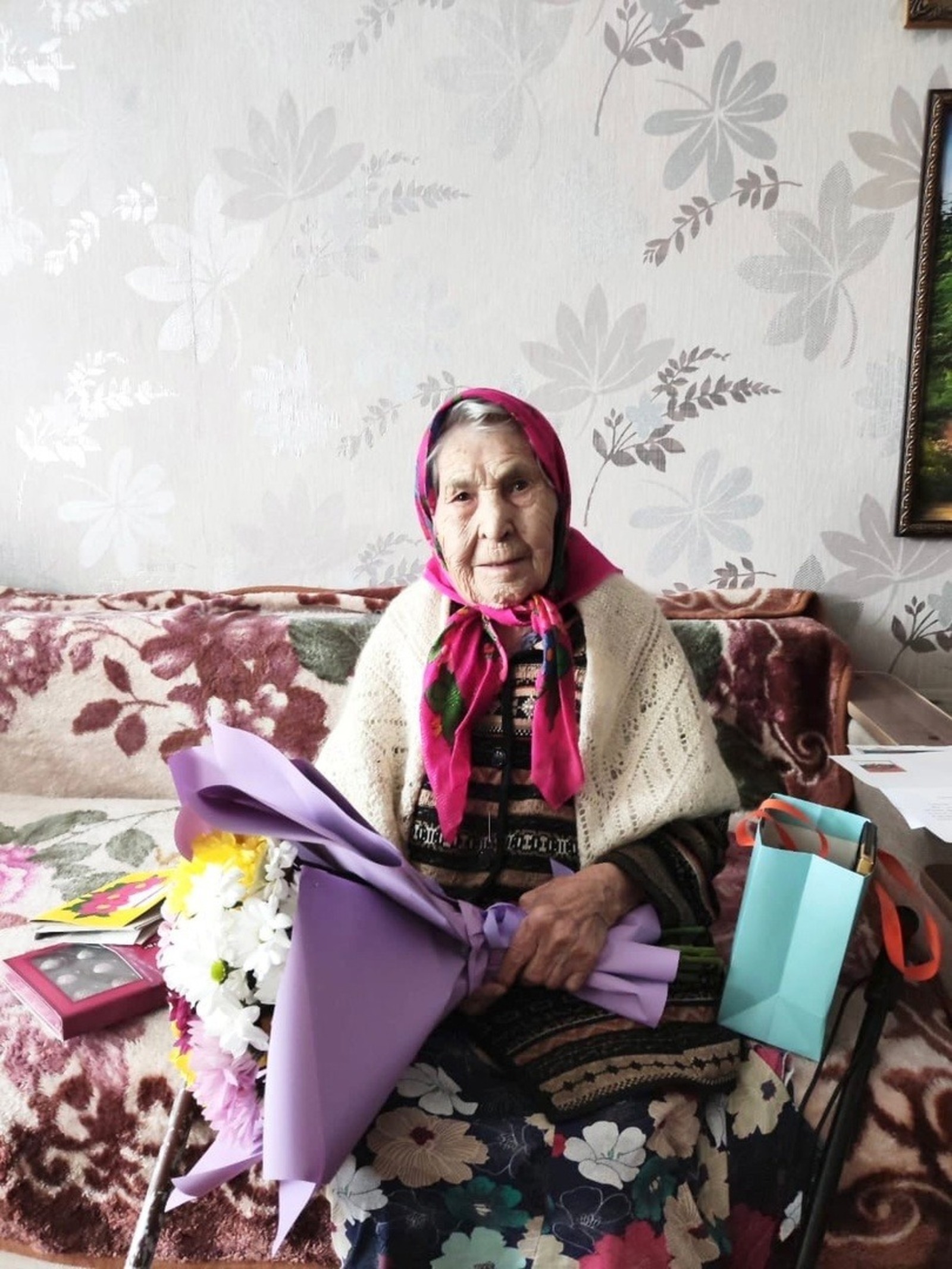 Жительница Башкирии Шамсурий Юмагулова отметила 105-летие