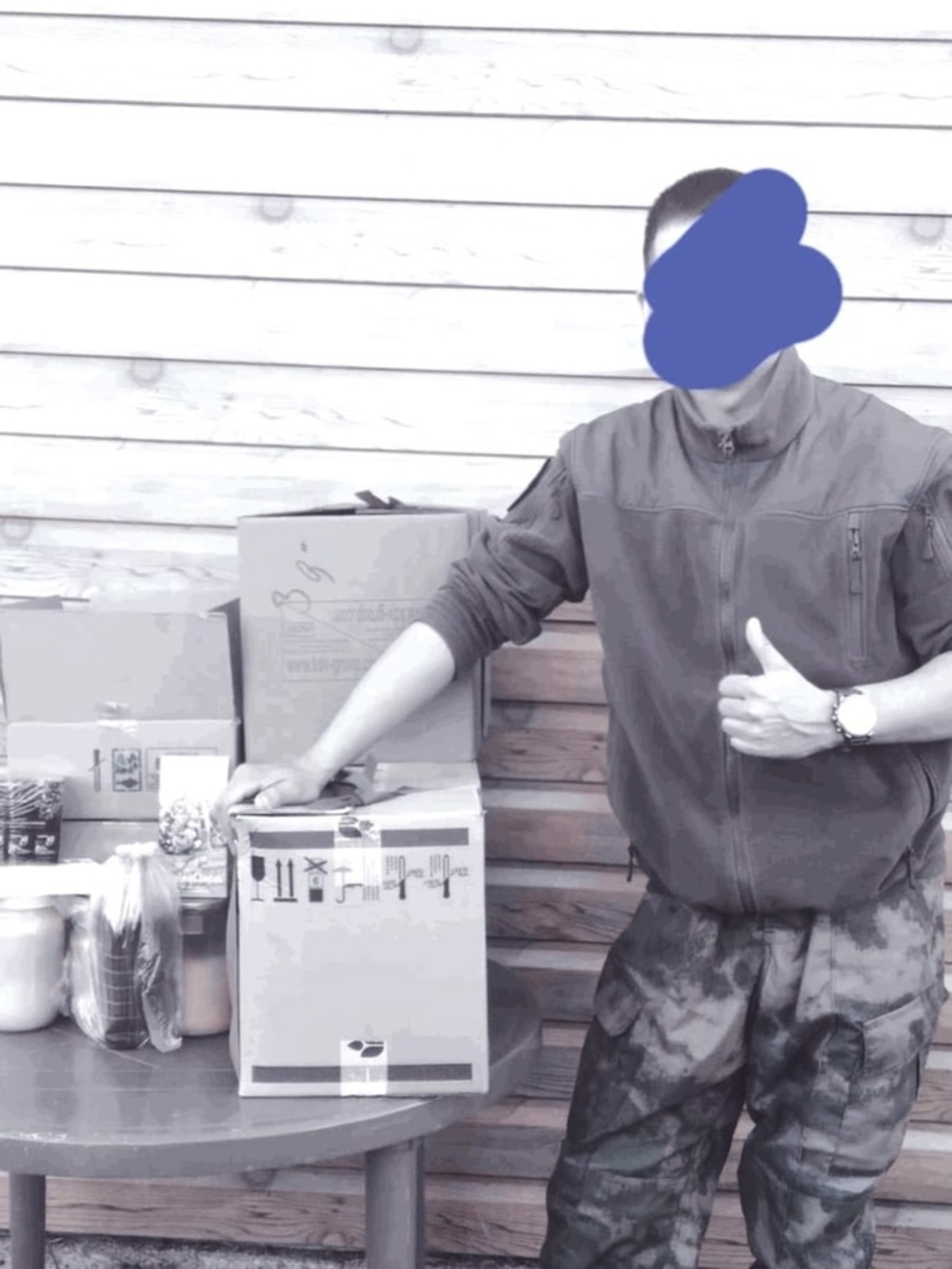 Боец побывал  в краткосрочном отпуске на малой родине