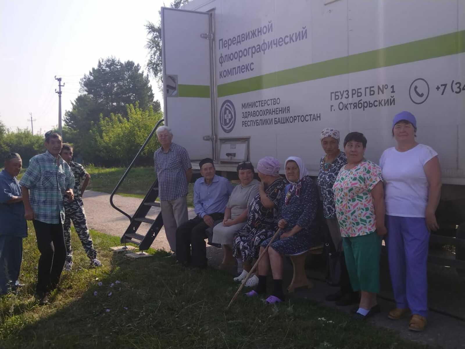 Азнаевцы оценили работу «поезда здоровья»