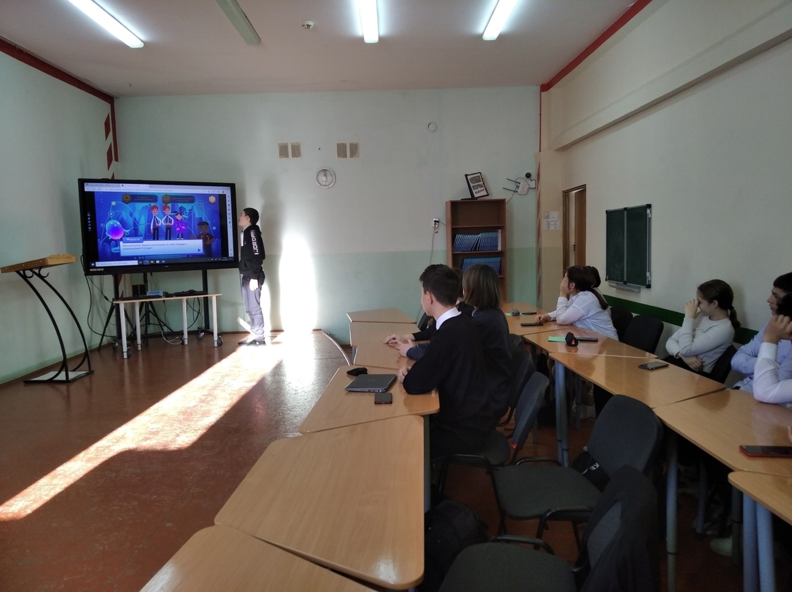 В средней школе № 2 с. Бижбуляк были проведены уроки «Видеотехнологии»