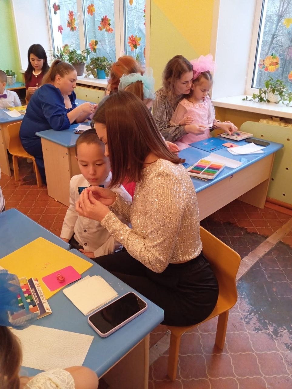 Воспитанники детского сада "Улыбка" с. Бижбуляк поздравили мам