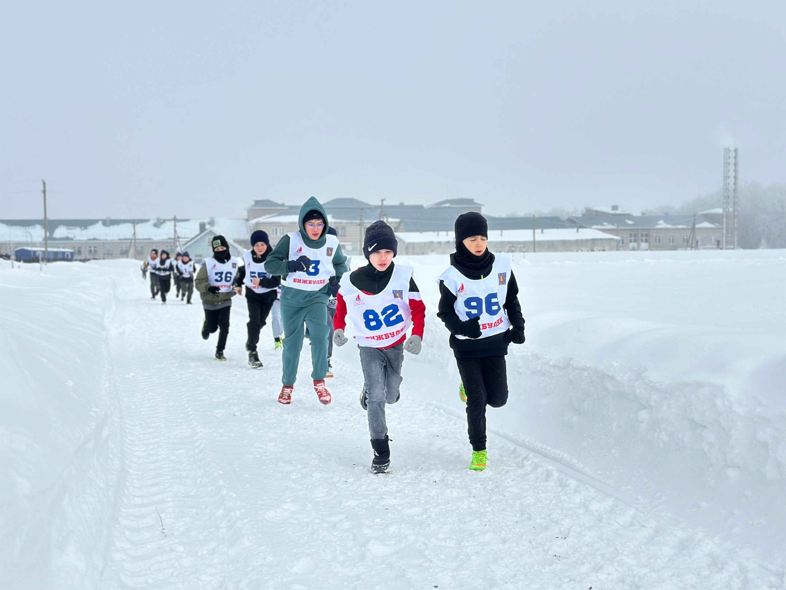 В Бижбуляке состоялся забег «Здоровая пробежка»