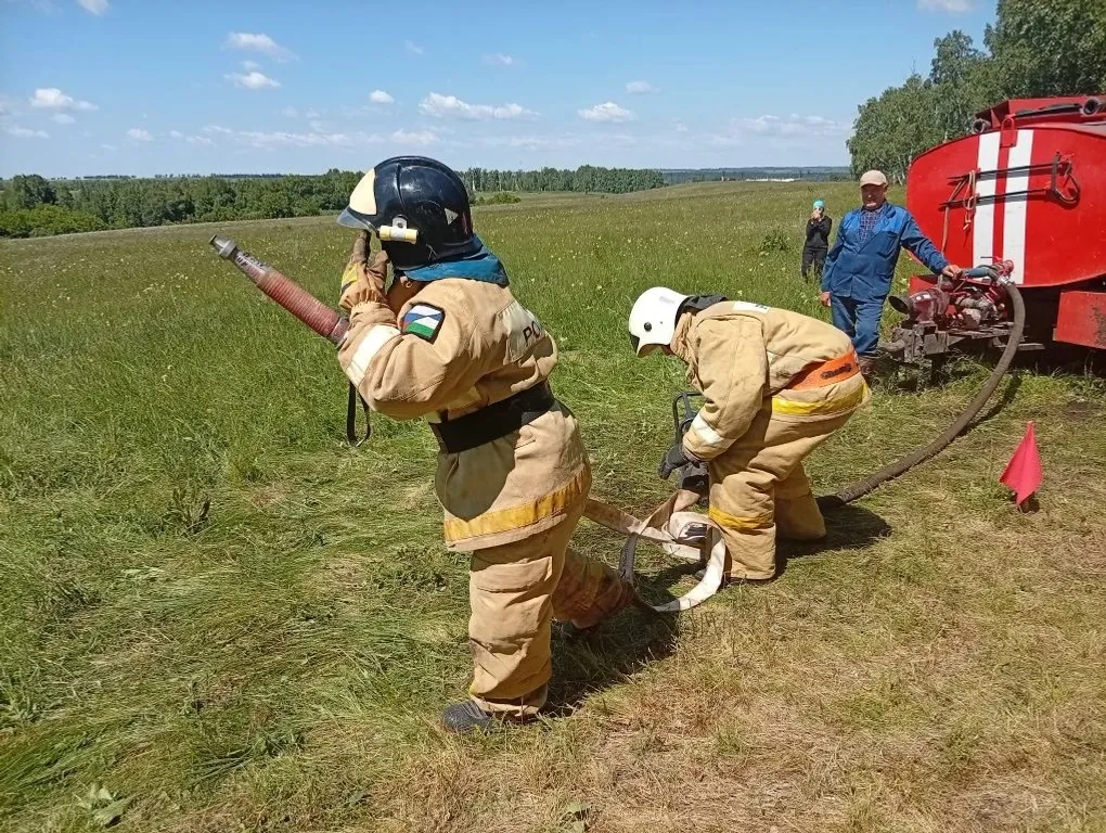 В Бижбулякском районе выбрали лучшую добровольную пожарную команду