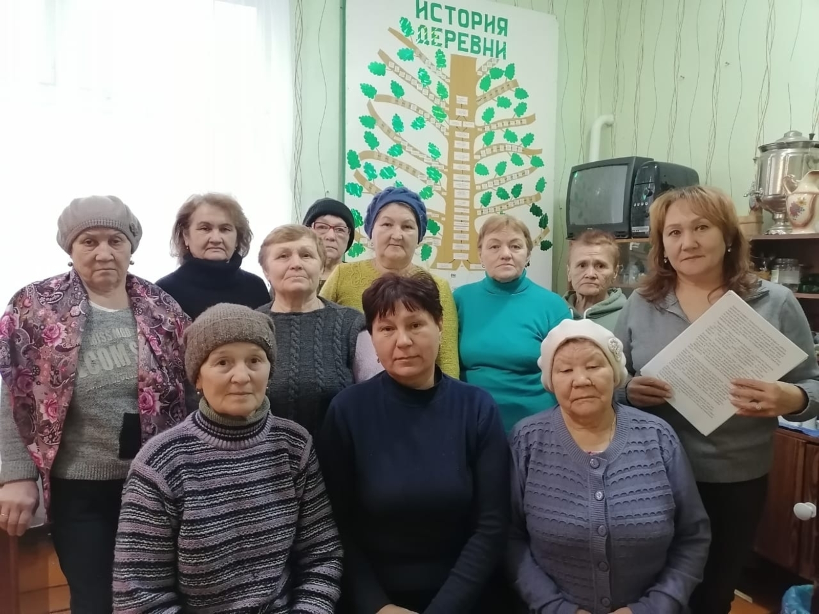 Окунулись в историю села