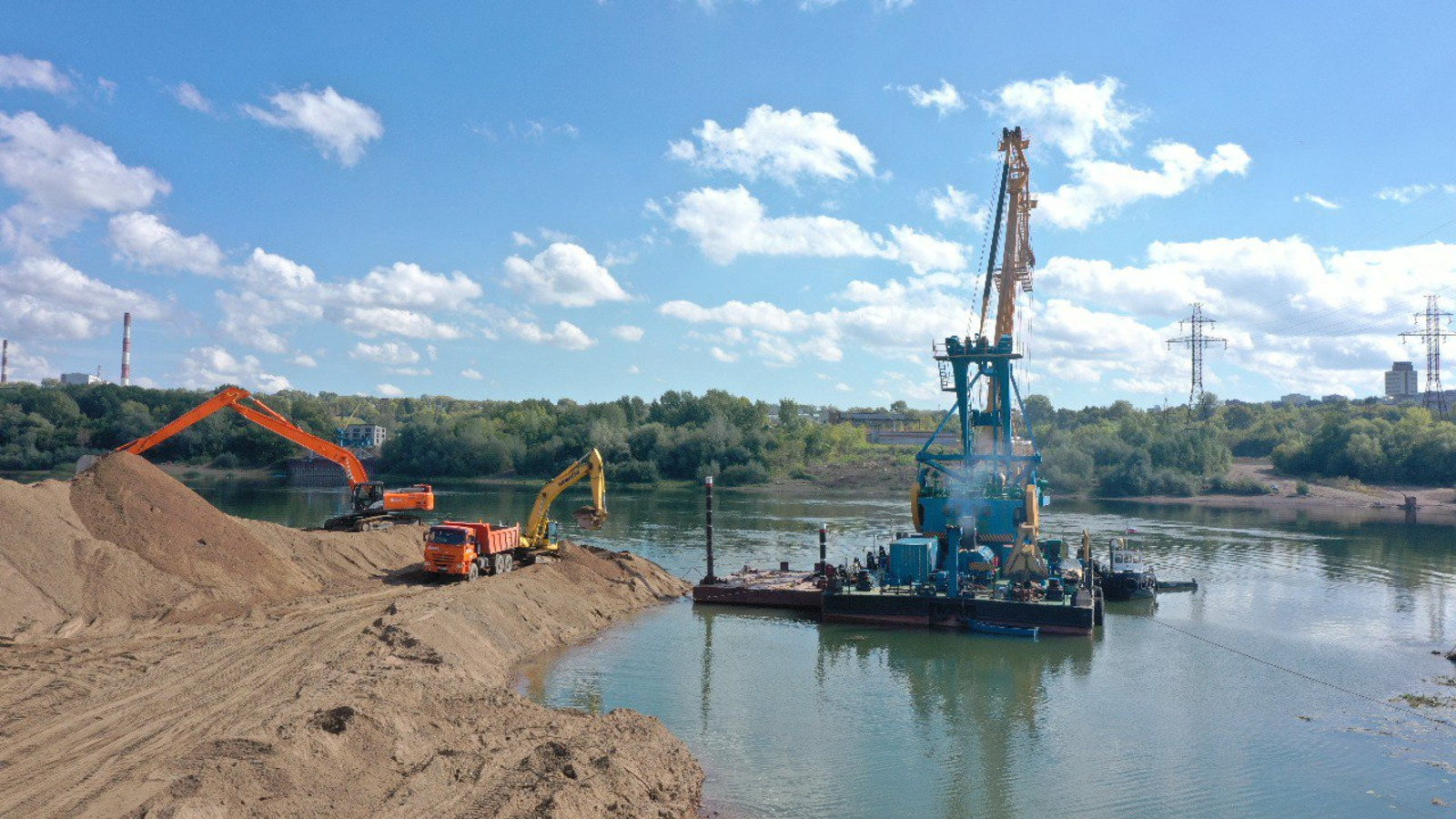 На реке Белой  начался уникальный подводный проект