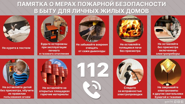 Пожарная безопасность в период отопительного сезона и осенне-зимнего периода