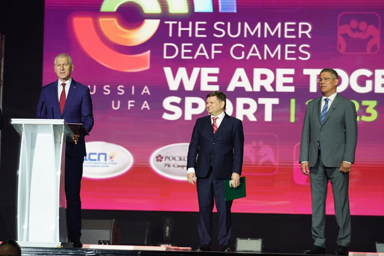 Радий Хабиров, пост: Сегодня открыли в Уфе Летние Игры Сурдлимпийцев