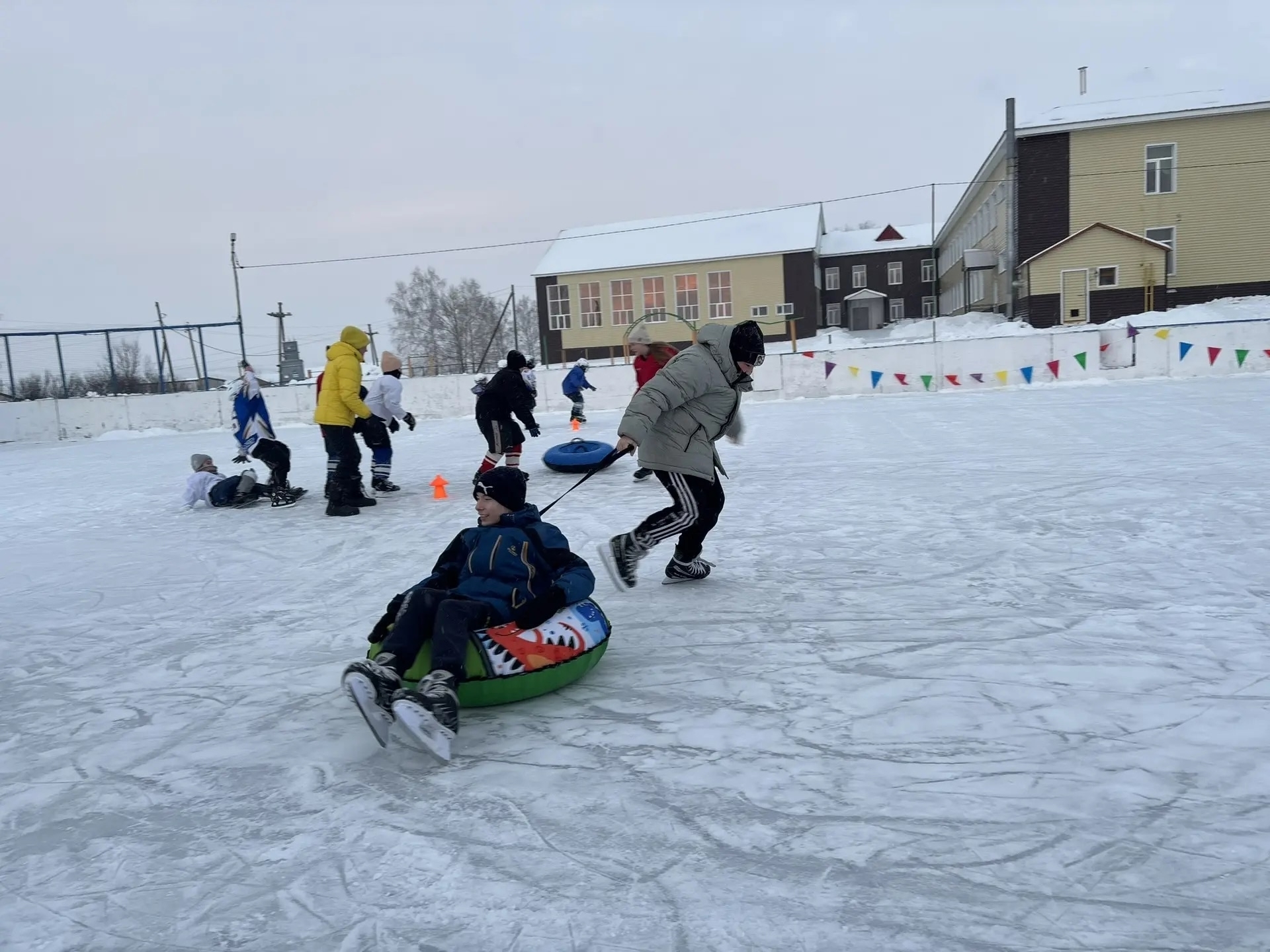 Ледовая сказка  в селе Демский