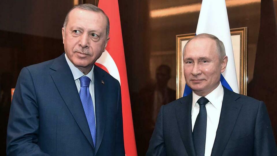 Эрдоган заявил, что Путин стремится скорее закончить кризис на Украине