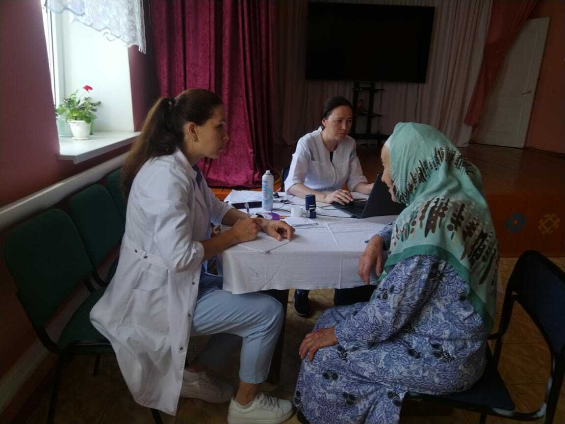 Азнаевцы оценили работу «поезда здоровья»