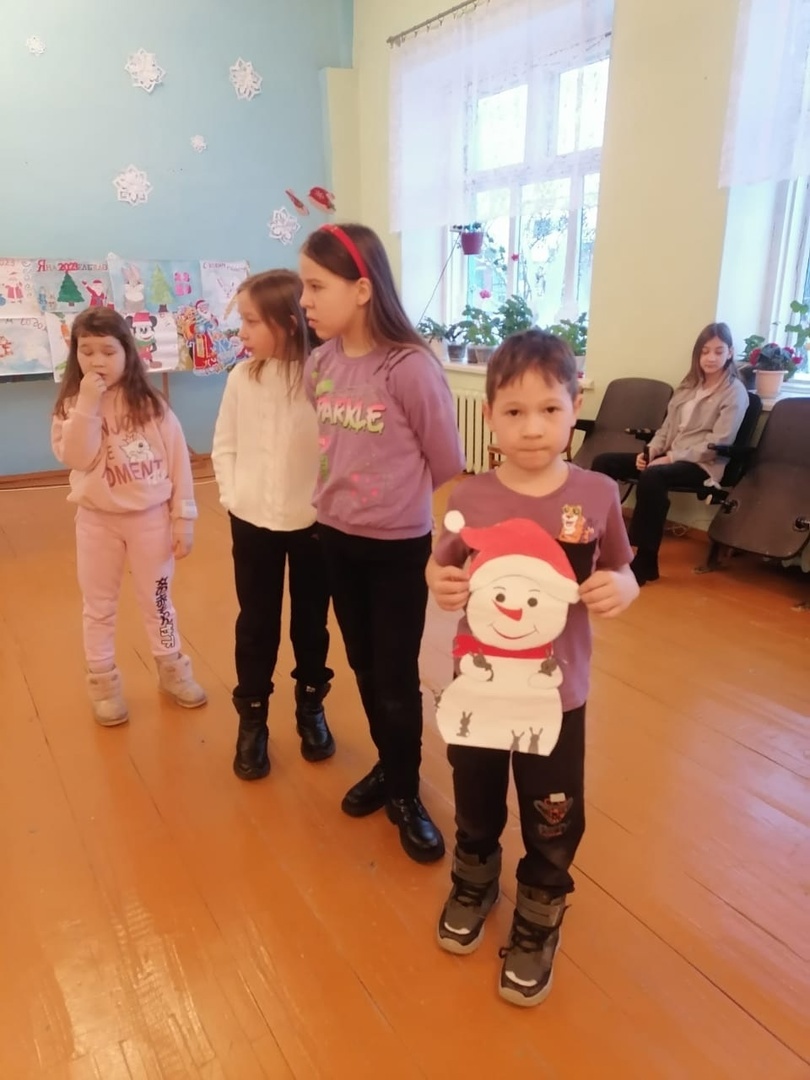 В Кунакуловском СДК провели первую игровую программу "Весёлый снеговик"